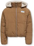 ONLY Kids ONLY Winter Jacket Girls - Beige - KogMaria - Puffer, Reversible - Size 152