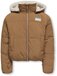 ONLY Kids ONLY Winter Jacket Girls - Beige - KogMaria - Puffer, Reversible - Size 152