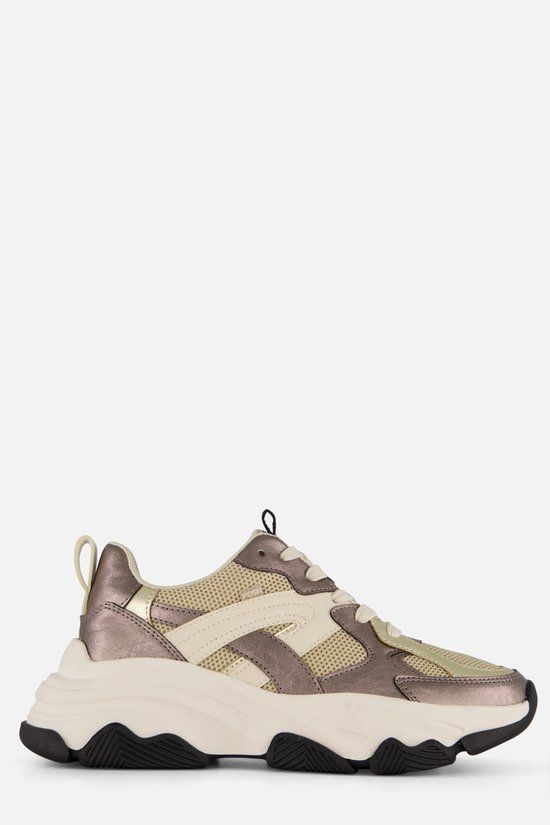 POSH by Poelman Sneakers beige Synthetisch - Maat 38