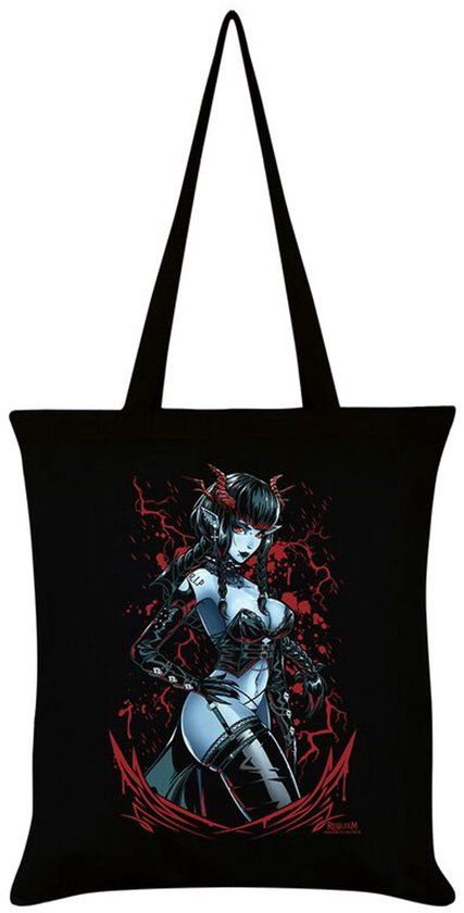 Requiem Collective Ruby Linnen tas - zwart