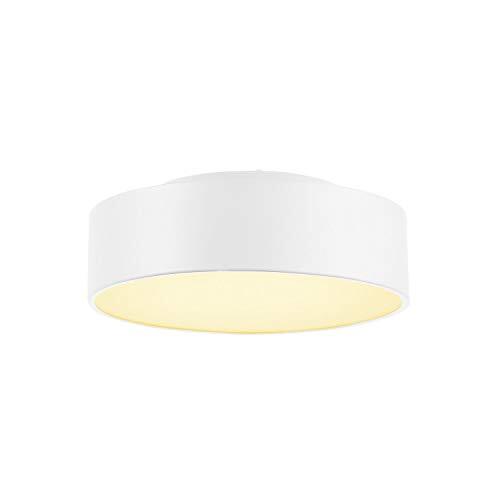 SLV plafondopbouwarmatuur MEDO 30 / ledspot, schijnwerper, plafondspot, plafondarmatuur, opbouwarmatuur, binnenverlichting / 3000K 15,3 W wit dimbaar 105 graden