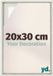 yd. Cadre photo 20x30 cm White Wash - Cadre pour toile - MDF Lyon