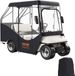 VEVOR Transparante Golfkar Regenhoes 4 Persoons Golfkarhoes 152x110cm 420d Polyester Waterdichte Draagbare Mobiele Golfkar Opberghoes Past Op Ezgo Txt Golfkar