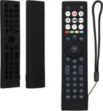 kwmobile hoes geschikt voor Hisense ERF2B38H / ERF2K38H /ERF2F38H - Siliconen anti-slip hoes voor afstandsbediening in zwart