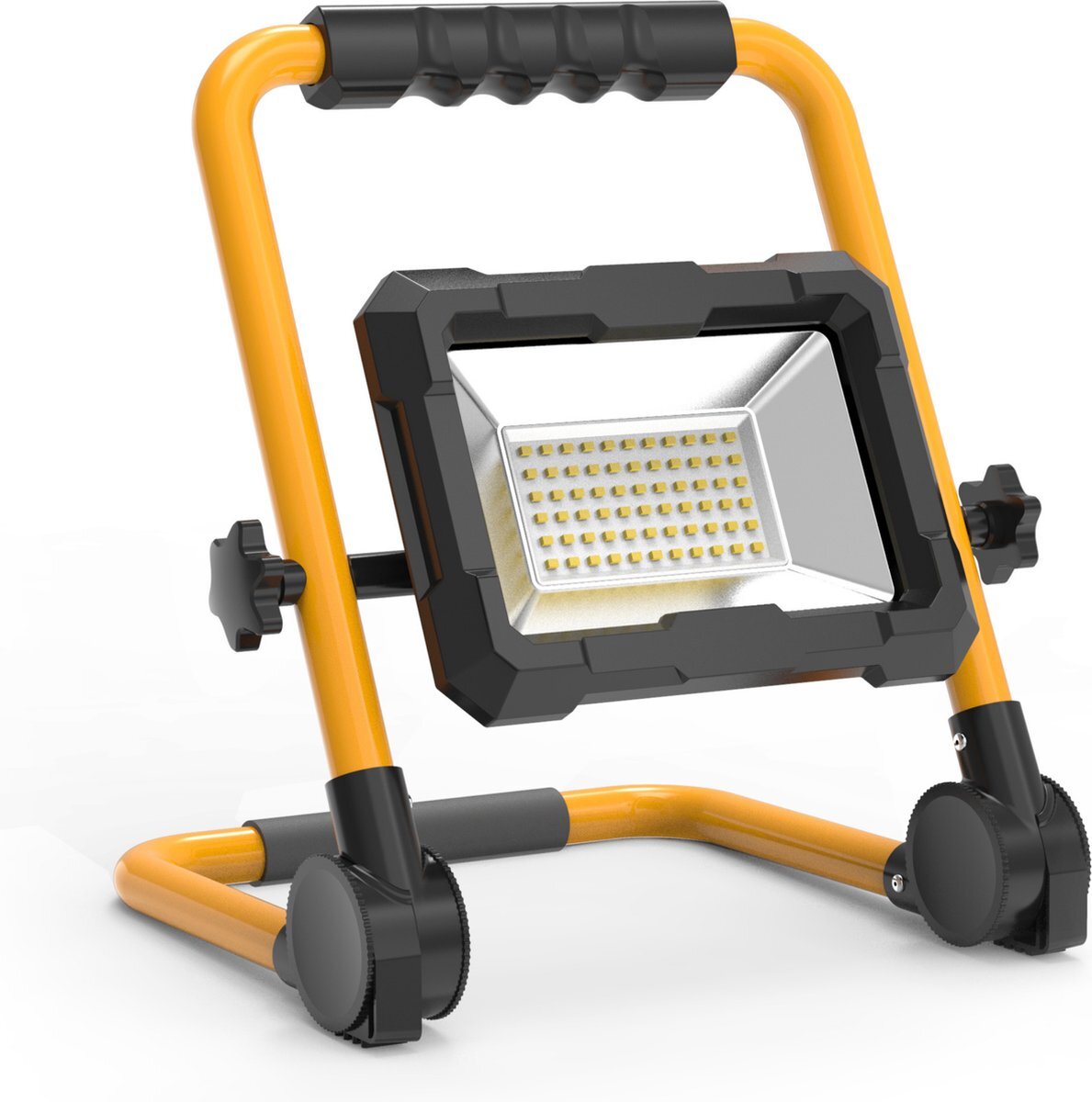 Proventa Proventa® Mechanico LED Bouwlamp - Inklapbaar & Waterdicht - 50W vervangt 500W - Geel