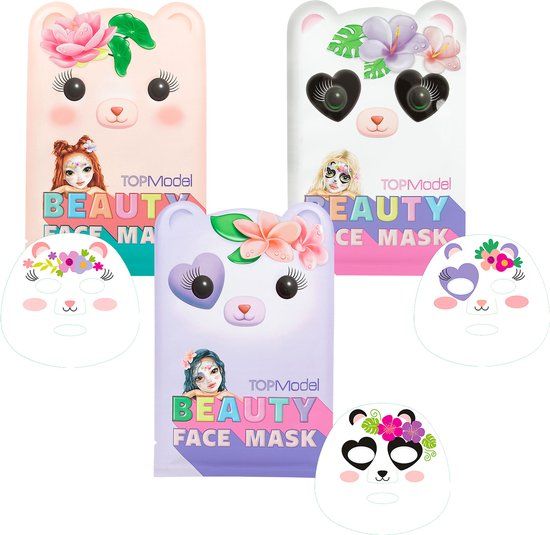 Top Model Depesche - TOPModel sheetmasker dier - BEAUTY and ME - 1 stuk