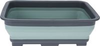 Redcliffs Camping/keuken afwasbak teil - opvouwbaar - 37 x 27 cm - kunststof - groen