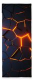 HERDING 6959201547 badhanddoek 50 x 110 cm Polyester Blauw, Oranje, Rood 1 stuk(s)