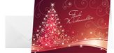 Sigel DS019 Christmas Swing Greeting Cards, A6 (105x148 mm), 25 Cards, Multicolour/Red