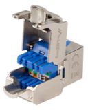 Lanberg Keystone Module - RJ45 - Gereedschapsloos - Cat6 FTP - Zilver