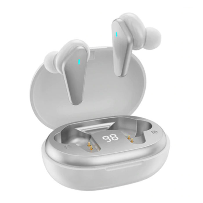 ZNP Draadloze Oortjes - TWS Oordopjes Bluetooth 5 0 Wireless Ear Buds Earphones Oortelefoon Wit