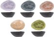 Cosy & Trendy tapas / saus schaaltjes Streetfood - set 10x stuks - melamine - multi kleuren - 8 x 7 x 4,5 cm