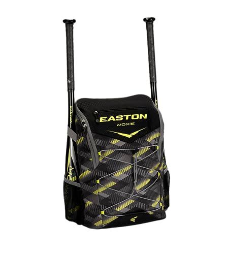 Easton Moxie Rugzak Equipment Bag T-Ball/Rec/Travel Zwart