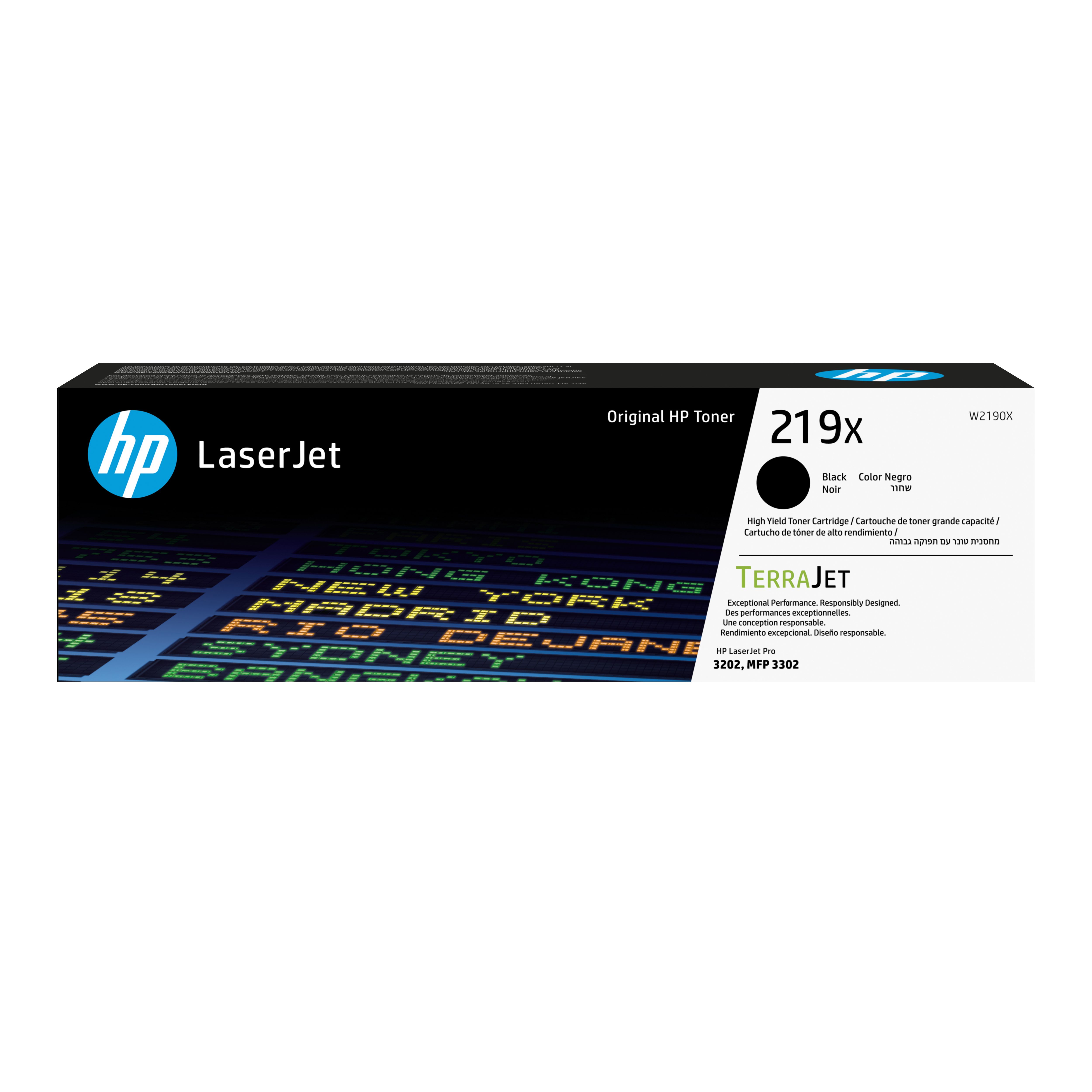 HP 219X Zwarte Toner Cartridge - Origineel - 3200 Pagina's - HP LaserJet Pro 3202 / MFP 3302