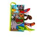 Dumel Jolly Baby, livre sensoriel, animaux de la jungle queues, dès la naissance, 1 pièce