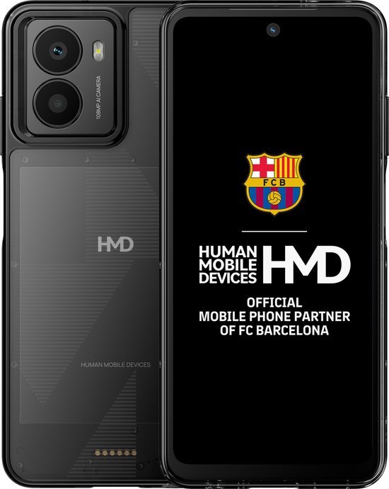 HMD HMD Fusion 16,7 cm (6.56") Dual SIM Android 14 5G USB Type-C 6 GB 128 GB 5000 mAh Zwart