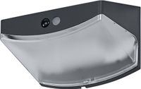 Osram ENDURA Style USB Wall Step M sensor IP44 donkergrijs