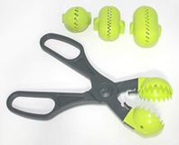 Fackelmann Food&More modelleertang voor croettes en klauwen, schoppen van ABS, marinegrijs en groen