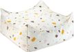 Wigiwama Teddy Square Ottoman / Poef - 80x70x50cm - Terrazzo Marble