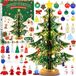 Merkloos Houten Adventskalender Kerstboom voor Decoratie