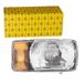 HELLA 1EH 002 658-341 Halogeen-Koplamp ECE - voor rechtsrijdend verkeer - Rechts voor