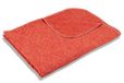 Setex Knuffeldeken, decoratieve deken van 85% katoen en 15% polyester, 200 x 150 x 0,5 cm, oranje effen