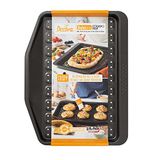Decora, 0125741 bakvorm Crisp&Fry, antiaanbaklaag, afmetingen: 41 x 31,5 x 2,5 H cm, lijn Bake&Cook, ideaal voor zoete en hartige bereidingen, hittebestendig tot 250 °C