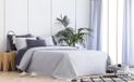 Todocama Dekbed met diamantpatroon 200x260cm Lichtgrijs