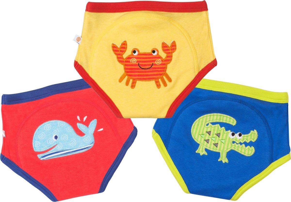 Zoocchini trainingsbroekjes boy Ocean 2-3 Y geel