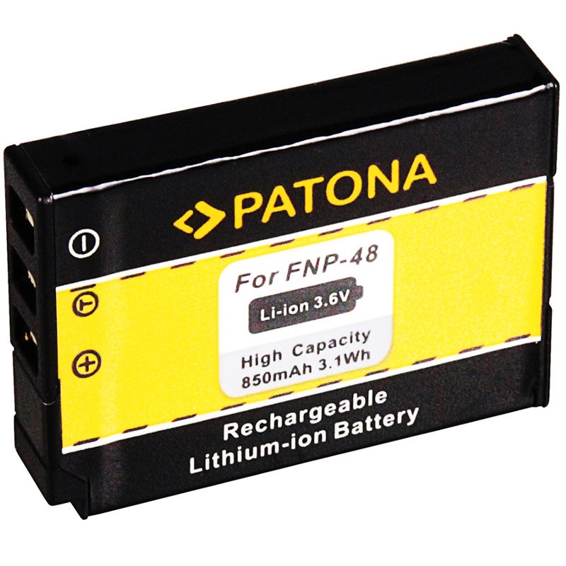 Paton, A. Battery f. Fuji-Film QX1 Fuji NP-48 Fujifilm NP48