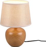 RL LIVE YOUR LIGHT REALITY LUXOR Tafellamp Hout element excl. 1x E14 28 W Snoerschakelaar