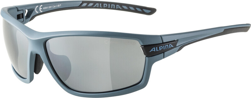 Alpina Tri-Scray 2.0 Bril, dirt blue matt/black mirror