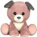 Gipsy Toys Pluche Hond Puppy Eyes Pets 37 cm Grijs/Roze