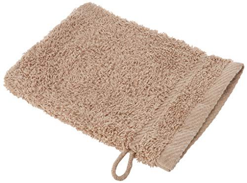 De Witte Lietaer Collection Washandjes - 6 stuks - Katoen - Beige Taupe - 15 x 21 cm