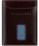 bugatti Portemonnee Secure Slim Special Mini Wallet Brown Bruine