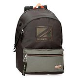 Pepe Jeans Cody Bagage - koerierstas voor kinderen, Zwart, Mochila Portátil Doble Compart. Adapt. a Carro, Laptoprugzak met dubbel vak, aanpasbaar aan de winkelwagen