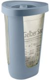 Rotho Fabu afvalzakkenhouder 50L met deksel - blauw