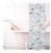 Merkloos Relaxdays Doorschijnend rolgordijn voor douche en bad - waterafstotend - 1 stuk - 60 x 240 cm