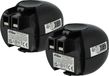 vhbw 2x batterie compatible avec Metabo outil