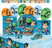 Amscan Feestpakket Rusty Rivets Blauw/groen 56-delig