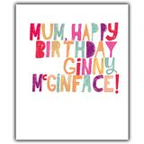 MUM Ginny Papieren Salade Verjaardagkaart