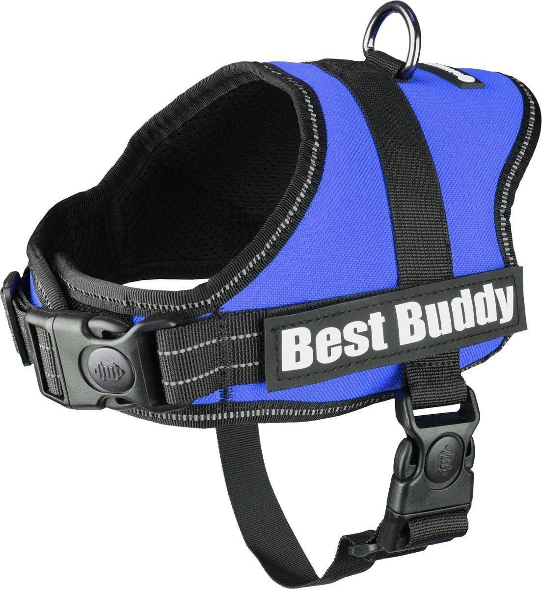 FLAMINGO Hondentuig Best Buddy Pluto Blauw - 50 - 70 cm x 25 mm