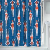 Spirella Douchegordijn, polyester, baden, 240 x 180 cm, blauw