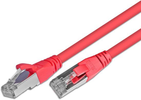 Wirewin Cat.5e F/UTP 0.25m netwerkkabel Rood