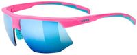Uvex Aerios S Zonnebril Roze Mat/Spiegel Blauw CAT3 Unisex Volwassenen