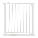Relaxdays Trapbeschermingshek, 75-80 cm, zonder boren, voor baby's en peuters, trap en deur, om vast te klikken, wit