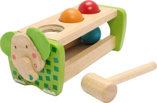 Houten Hamerbank - Multicolor