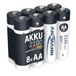 ANSMANN Accu AA 2.100 mAh NiMH 1,2 V (8 stuks) - oplaadbare penlitebatterijen AA, maxE geringe zelfontlading voor jarenlang gebruik