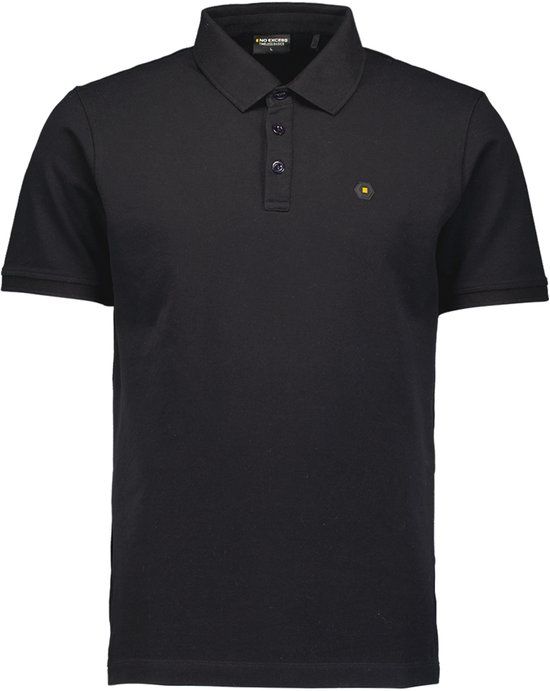 No Excess Timeless Basic Polo Zwart