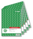 Sigel SD031 rekeningen, A5, 2x40vel, zelfdoorschrijvend 5 Stuk | SD031/5, met 1 doorslag, 5-pack van duurzaam papier